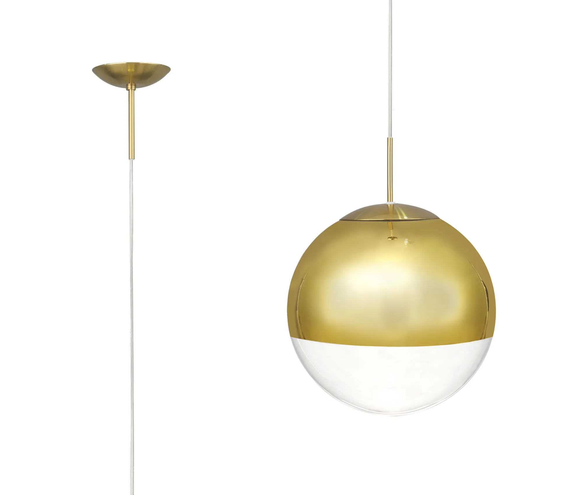 Miranda 25cm Glass Pendant 1 Light Antique Gold D0655  Deco Miranda